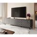 RTV шкаф ABETO 200x42x52 графит/гланц