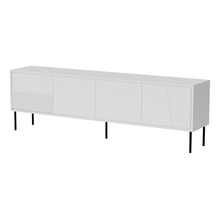 RTV шкаф ABI 4D 200x38x62 бял мат