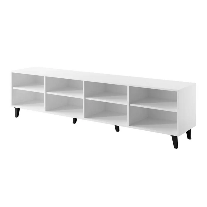 RTV шкаф ASTI 200x42x52 бял мат
