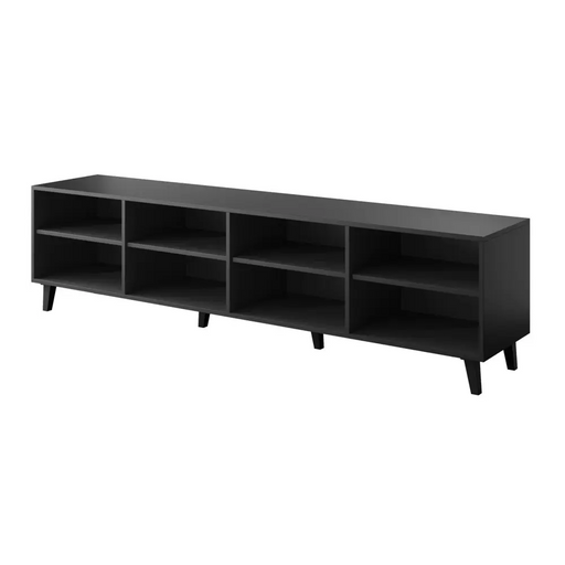 RTV шкаф ASTI 200x42x52 черен мат