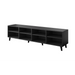 RTV шкаф BARI 200x42x52 черен мат