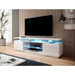 RTV шкаф EVA 180x40x56 бял/бял гланц