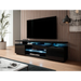 RTV шкаф EVA 180x40x56 черен гланц