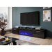 RTV шкаф ROVA с електрическа камина 190x37x48 см