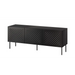 RTV шкаф SIENA 150.5x40x60 черен мат