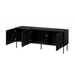 RTV шкаф SIENA 150.5x40x60 черен мат