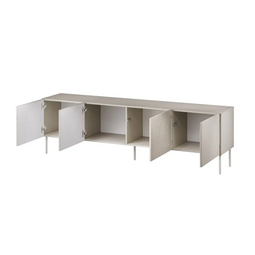 RTV шкаф SIENA 200x40x60 кашмир мат