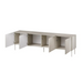 RTV шкаф SIENA 200x40x60 кашмир мат