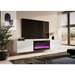 RTV шкаф SLIDE 200K с електрическа камина 200x40x37 см