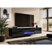 RTV шкаф SLIDE 200K с електрическа камина 200x40x37 см