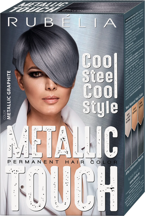 Боя за коса Metallic Touch – Графит металик, 1 бр