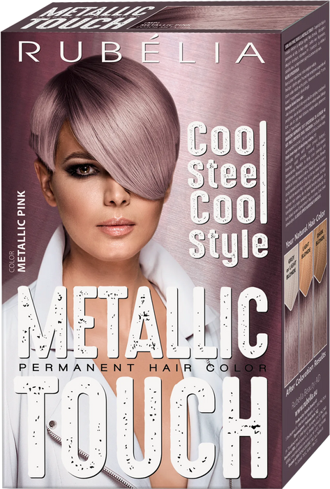 Боя за коса Metallic Touch – Розов, 1 бр