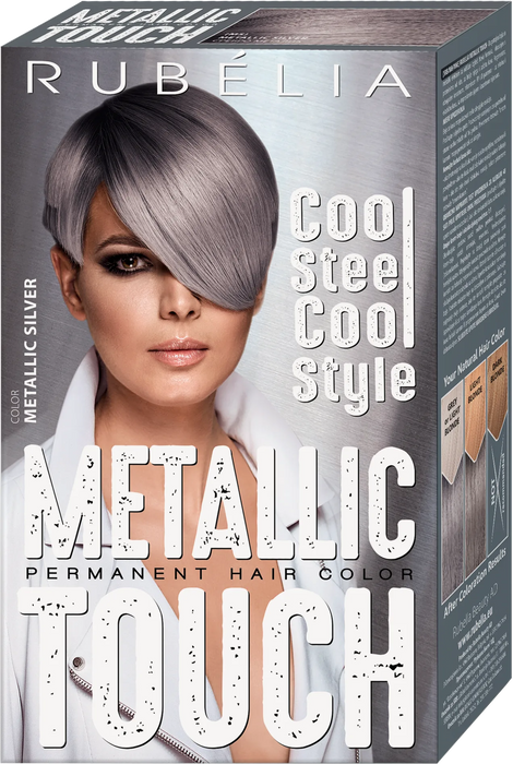 Боя за коса Metallic Touch – Сребро, 1 бр