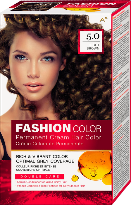 Боя за коса Fashion Color - Nr.5.0 Light Brown, 1 бр