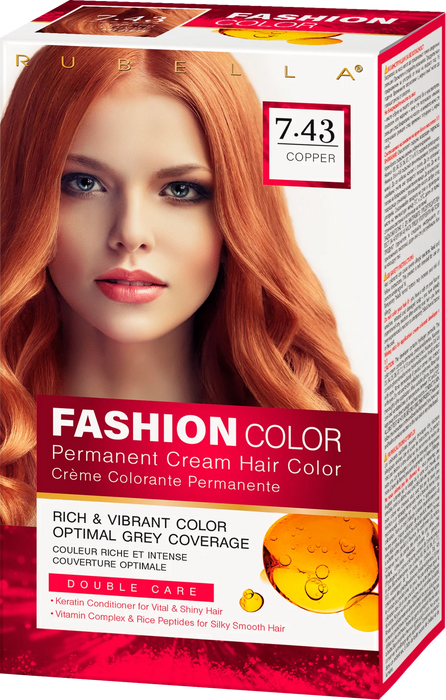 Боя за коса Fashion Color - Nr.7.43 Copper, 1 бр