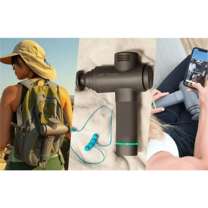 Ръчен масажор Hyperice Hypervolt 2 с приложение сив