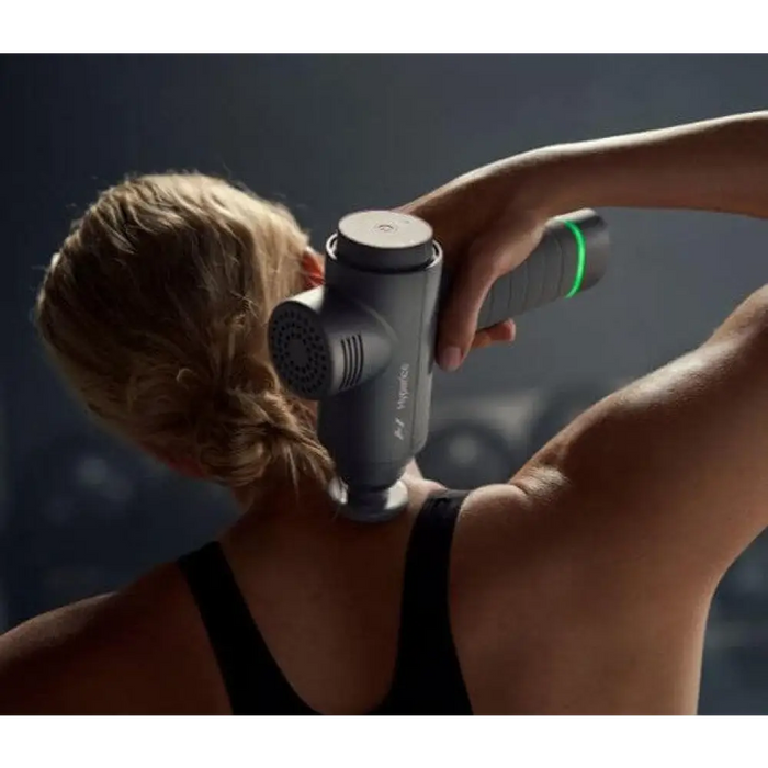 Ръчен масажор Hyperice Hypervolt 2 с приложение сив