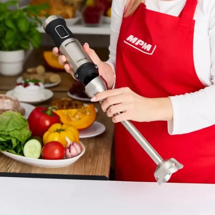 Ръчен пасатор MPM MBL-42M - комплект 1500 W Черен