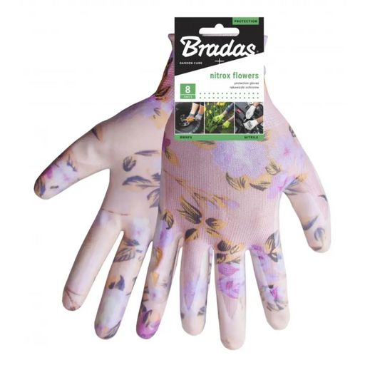 РЪКАВИЦИ NITROX FLOWERS НИТРИЛ РАЗМЕР 8