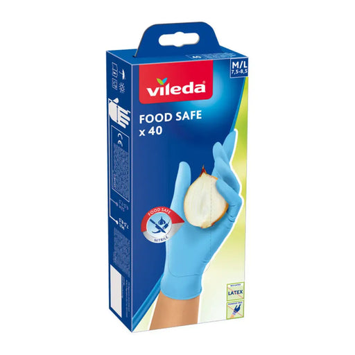 РЪКАВИЦИ FOOD SAFE M/L 40 БР VILEDA