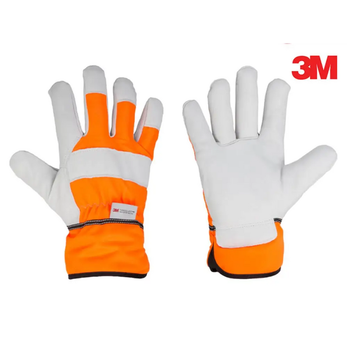 РЪКАВИЦИ ТЕЛЕШКА КОЖА ПОДПЛАТА 3M 10.5