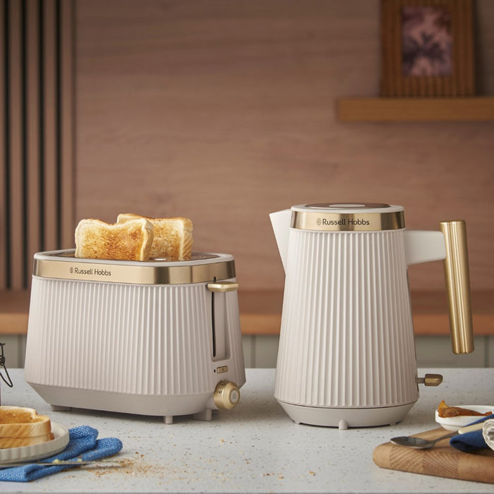Russell Hobbs Bronte 2 филийка(и) 980 W Златен, Цвят на камък