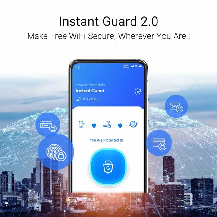 Рутер Asus 90IG08T0-MO3H10 Черен RJ45 Ethernet LAN Wi-Fi