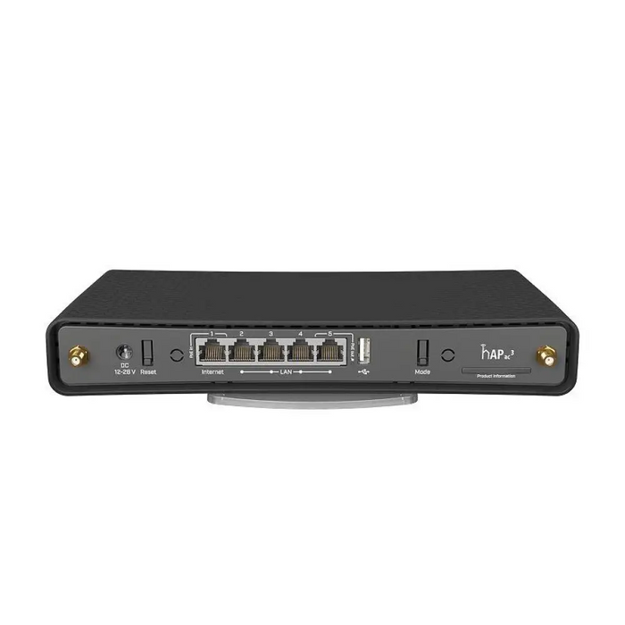 Рутер MikroTik RBD53iG-5HacD2HnD 2.4/5 GHz PoE Черен