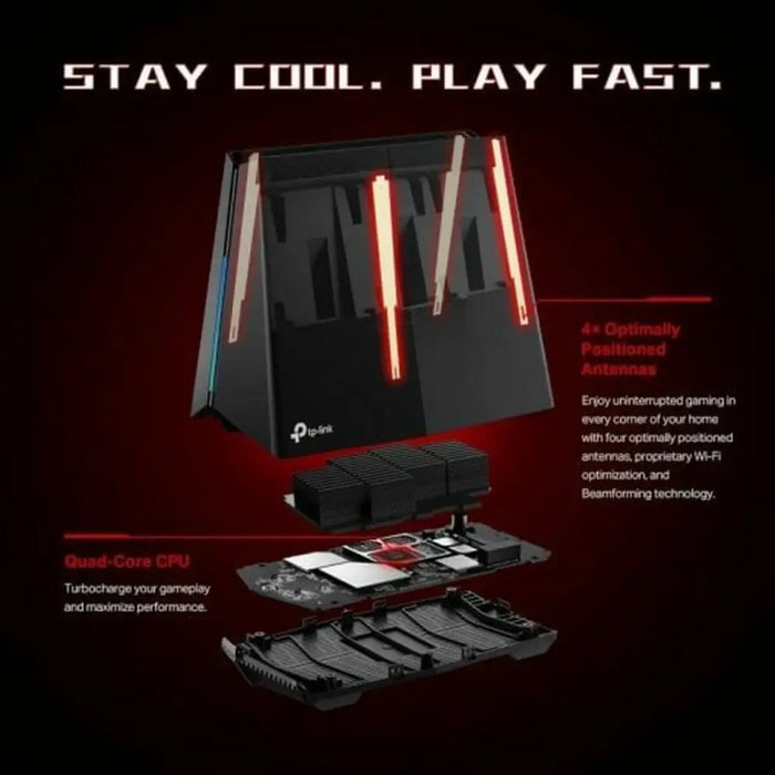 Рутер TP-Link ARCHER GXE75 RJ45 Ethernet LAN