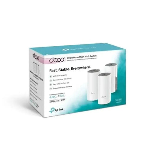 Рутер TP LINK DECO E4 AC1200 3бр. бял