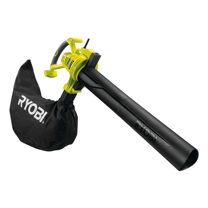 ЕЛЕКТРИЧЕСКИ ЛИСТОСЪБИРАЧ RYOBI RBV3000CSV 3000 W, МАКСИМУМ СКОРОСТ НА ИЗДУХВАНЕ 375 km/h