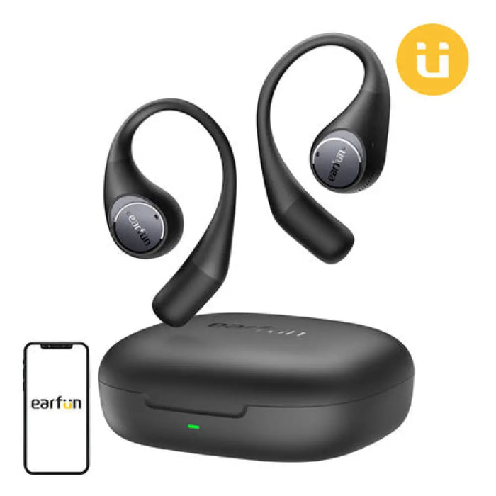 Слушалки Earfun Open Jump (черни)