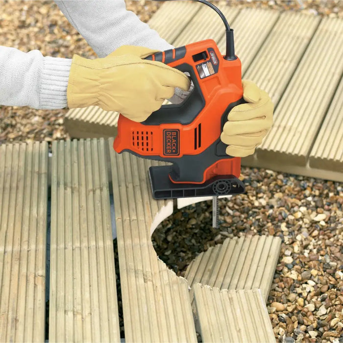 Саблен трион Black & Decker RS890K-QS 2700 spm 500 W Черен