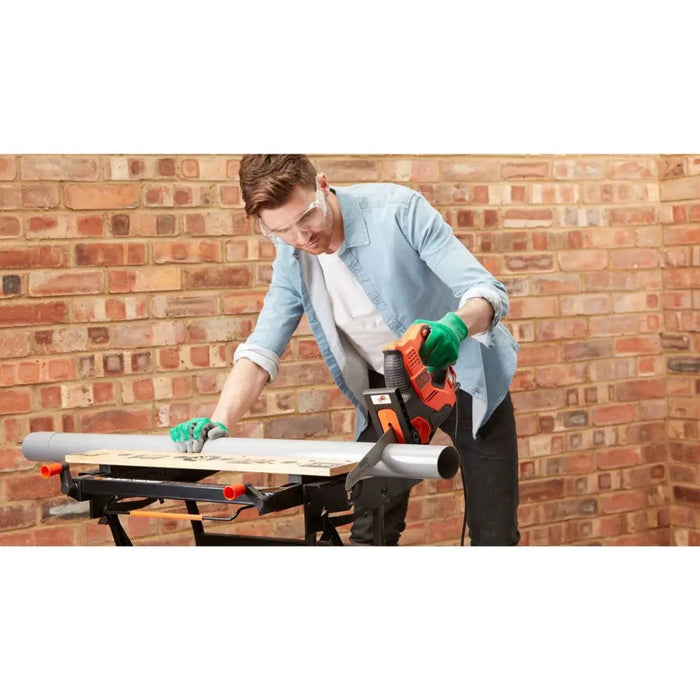 Саблен трион Black & Decker RS890K-QS 2700 spm 500 W Черен