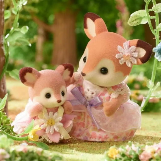 Съчленена Фигура Sylvanian Families Ciervo bebé y columpio