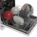 Съдомиялна машина Sharp QW-NA26F45DW 15 комплекта 600 Ш мм D