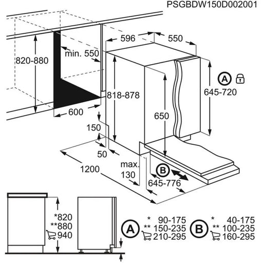 Съдомиялна машина за вграждане Electrolux EEA27200L 13