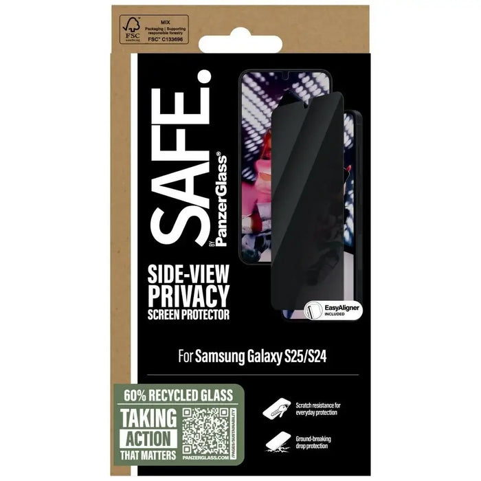 SAFE от PanzerGlass Ultra-Wide Fit Privacy Glass за Samsung