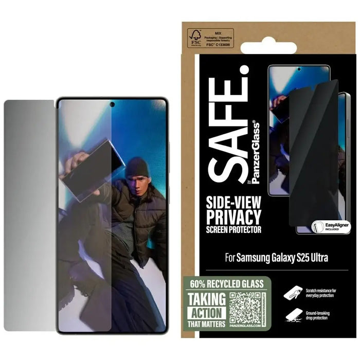 SAFE от PanzerGlass Ultra-Wide Fit Privacy Glass за Samsung