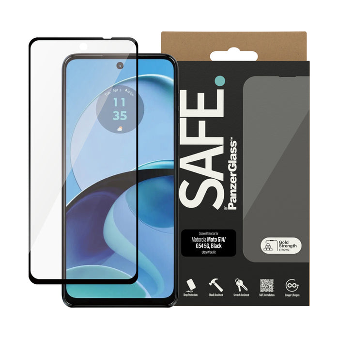 СТЪКЛО SAFE MOTO G14/G54 5G BLACK