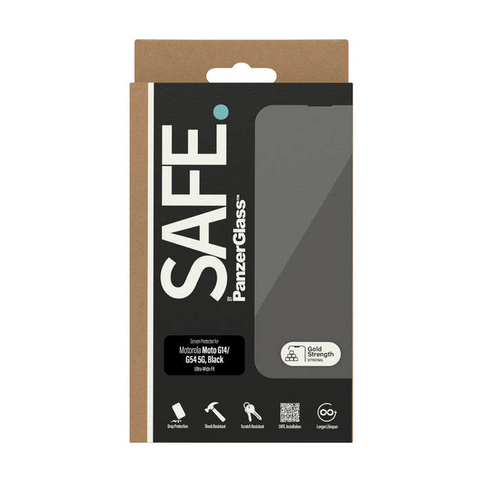 СТЪКЛО SAFE MOTO G14/G54 5G BLACK