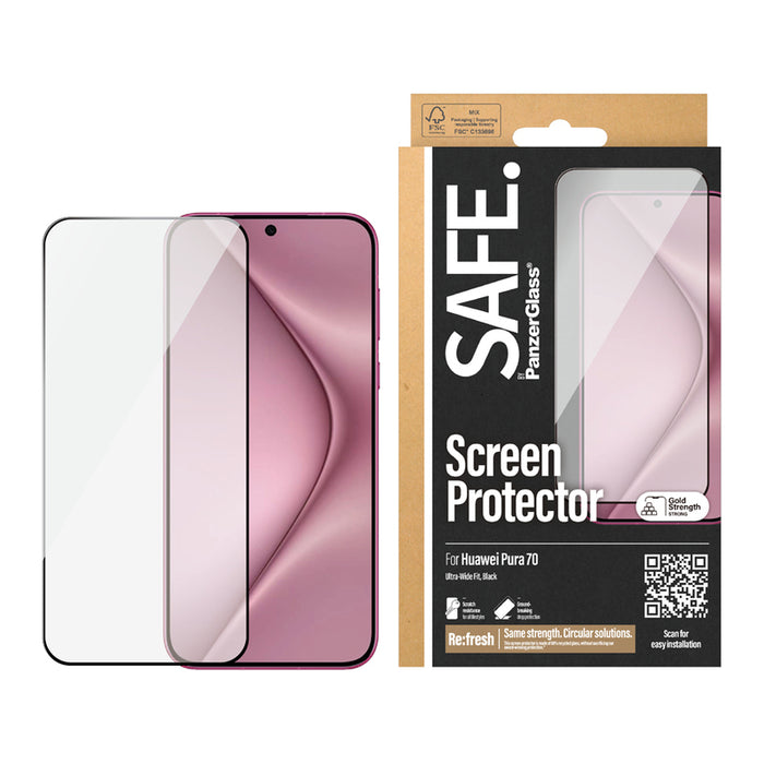 СТЪКЛО SAFE HUAWEI PURA 70 BLACK