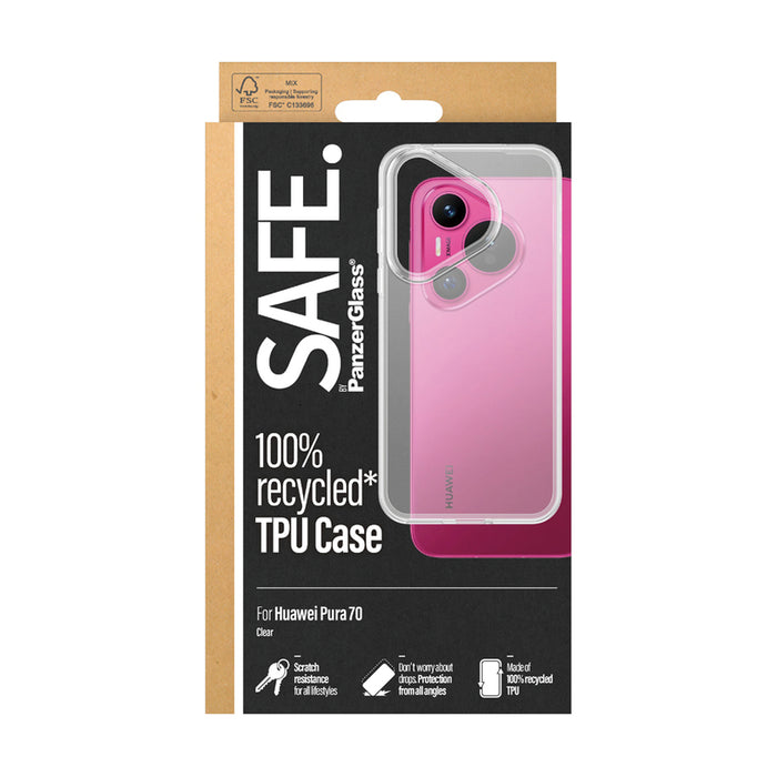 КАЛЪФ SAFE HUAWEI PURA 70 CLEAR CASE