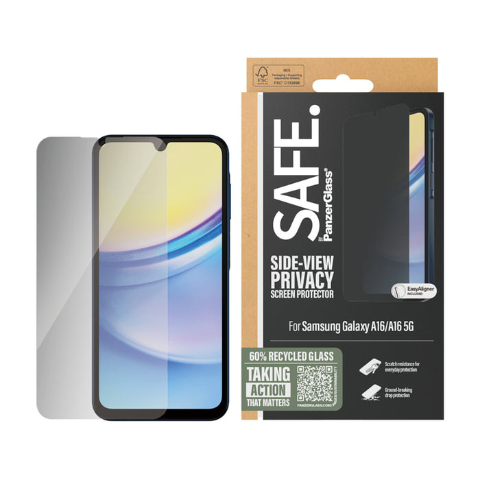 SAFE от PanzerGlass Ultra-Wide Fit Privacy Glass за Samsung Galaxy A16 / A16 5G