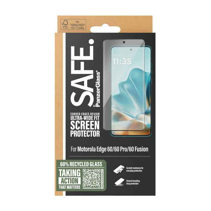 СТЪКЛО SAFE MOTO EDGE 60/60PRO/60FUSION