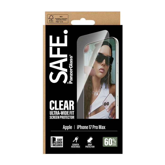 СТЪКЛО SAFE IPHONE 17 PRO MAX UWF