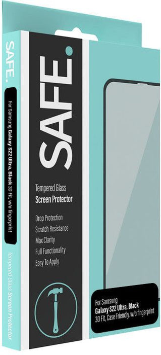 Стъклен протектор Safe - CaseFriendly FingerPrint, Galaxy S22 Ultra