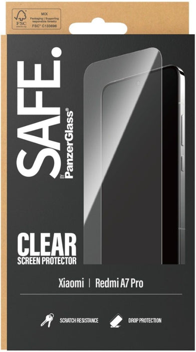 Стъклен протектор SAFE – Clear UWF, Xiaomi A7 Pro, прозрачен