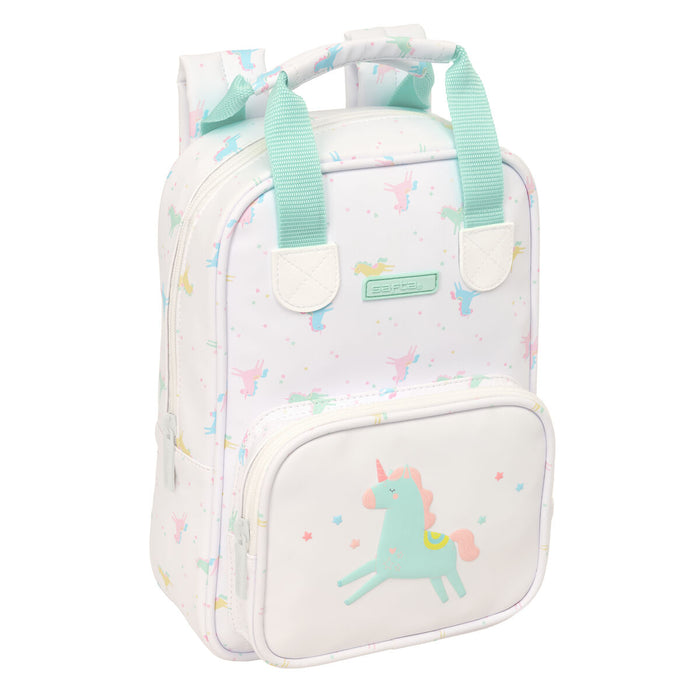 Училищна чанта Safta Unicornio Бежов 20 x 28 x 8 cm