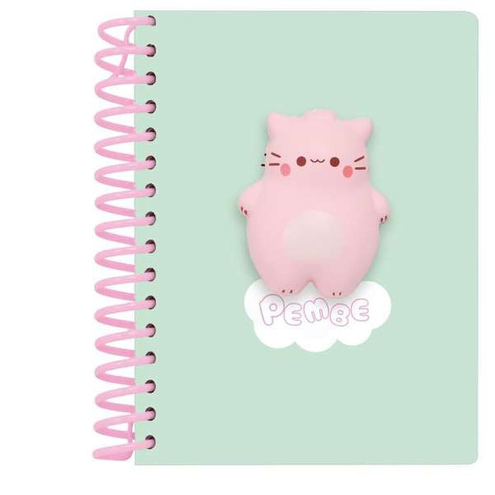 Тефтер Safta The pink cat Многоцветен